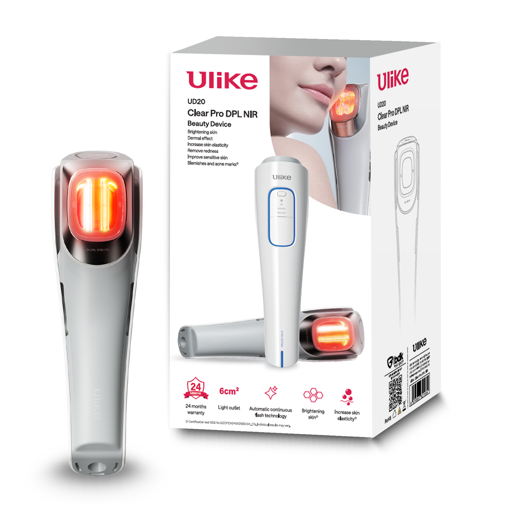 Ulike ClearPro DPL NIR | מכשיר משולב לטיפוח העור image 0